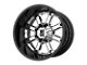 XD Buck 25 PVD Chrome Center with Gloss Black Lip 6-Lug Wheel; 20x10; -24mm Offset (2024 Tacoma)
