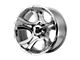 XD Crank Chrome 6-Lug Wheel; 20x9; 0mm Offset (2024 Tacoma)