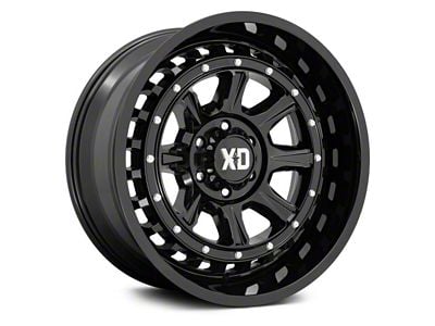 XD Outlander Gloss Black 6-Lug Wheel; 22x10; -18mm Offset (2024 Tacoma)