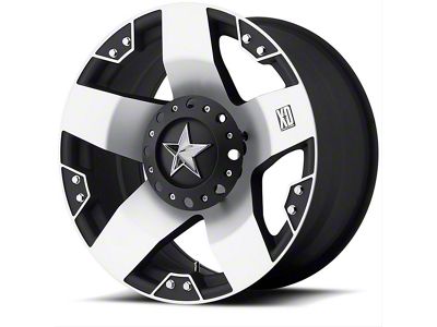 XD Rockstar Matte Black Machined 6-Lug Wheel; 20x8.5; 35mm Offset (2024 Tacoma)