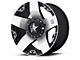 XD Rockstar Matte Black Machined 6-Lug Wheel; 20x8.5; 35mm Offset (2024 Tacoma)