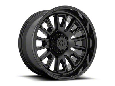 XD Rover Satin Black with Gloss Black Lip 6-Lug Wheel; 20x10; -18mm Offset (2024 Tacoma)