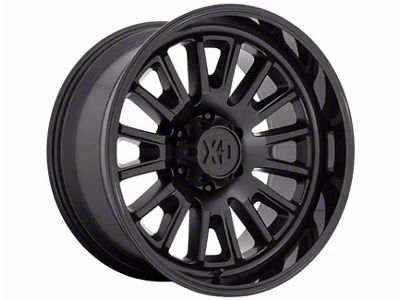XD Rover Satin Black with Gloss Black Lip 6-Lug Wheel; 24x12; -44mm Offset (2024 Tacoma)