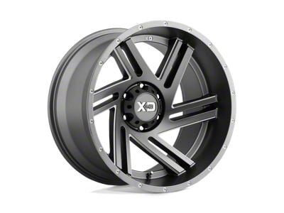 XD Swipe Satin Gray Milled 6-Lug Wheel; 20x9; 18mm Offset (2024 Tacoma)