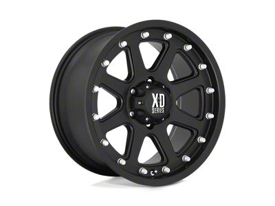 XD Addict Matte Black 6-Lug Wheel; 16x9; -12mm Offset (10-24 4Runner)