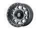 XD Enduro Pro Matte Gray with Black Reinforcing Ring 6-Lug Wheel; 18x9; 18mm Offset (10-24 4Runner)