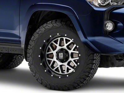 XD Grenade Satin Black Machined 6-Lug Wheel; 18x9; -12mm Offset (10-24 4Runner)