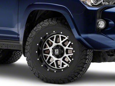 XD Grenade Satin Black Machined 6-Lug Wheel; 18x9; 18mm Offset (10-24 4Runner)