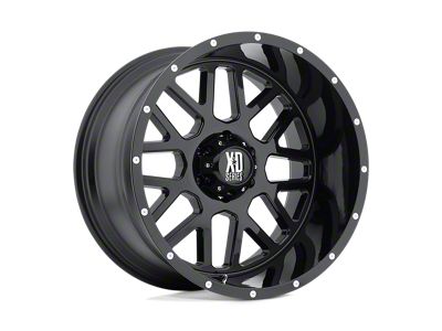 XD Grenade Satin Black 6-Lug Wheel; 18x9; -12mm Offset (10-24 4Runner)