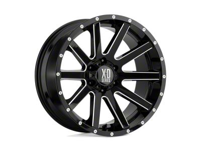 XD Heist Satin Black Milled 6-Lug Wheel; 18x9; 30mm Offset (10-24 4Runner)