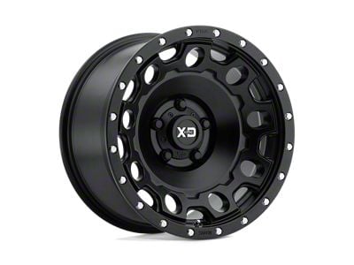 XD Holeshot Satin Black 6-Lug Wheel; 17x9; -12mm Offset (10-24 4Runner)