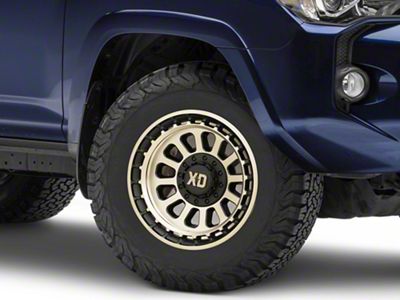 XD Omega Satin Black with Bronze Tint 6-Lug Wheel; 17x9; -12mm Offset (10-24 4Runner)