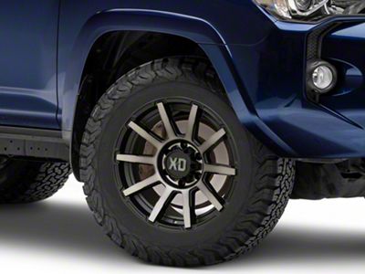 XD Outbreak Satin Black with Gray Tint 6-Lug Wheel; 18x9; 12mm Offset (10-24 4Runner)