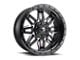 XD RG2 Satin Black 6-Lug Wheel; 17x8; 25mm Offset (10-24 4Runner)