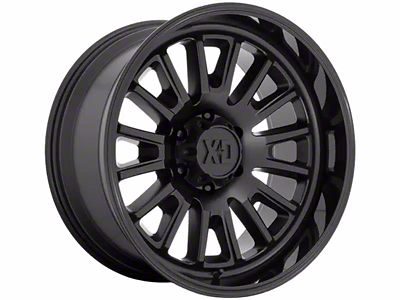 XD Rover Satin Black with Gloss Black Lip 6-Lug Wheel; 20x9; 0mm Offset (10-24 4Runner)