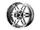 XD Spy Chrome 6-Lug Wheel; 17x8; 18mm Offset (10-24 4Runner)