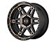 XD Spy II Satin Black Dark Tint 6-Lug Wheel; 20x10; -18mm Offset (03-09 4Runner)