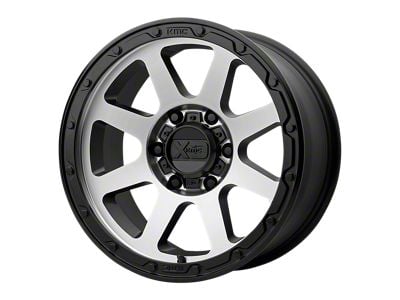 XD Addict 2 Matte Black Machined Face 6-Lug Wheel; 17x8.5; 0mm Offset (22-24 Bronco Raptor)