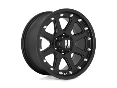 XD Addict Matte Black 6-Lug Wheel; 17x9; 18mm Offset (22-24 Bronco Raptor)