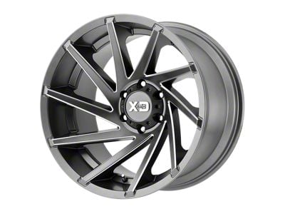 XD Cyclone Satin Gray Milled 6-Lug Wheel; 18x9; 18mm Offset (21-24 Bronco, Excluding Raptor)