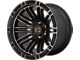 XD Double Deuce Satin Black with Dark Tint 6-Lug Wheel; 20x10; -18mm Offset (21-24 Bronco, Excluding Raptor)