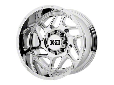 XD Fury Chrome 6-Lug Wheel; 20x9; 0mm Offset (22-24 Bronco Raptor)