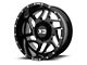 XD Fury Gloss Black Milled 6-Lug Wheel; 20x9; 0mm Offset (22-24 Bronco Raptor)