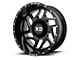 XD Fury Gloss Black Milled 6-Lug Wheel; 20x9; 18mm Offset (22-24 Bronco Raptor)