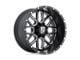 XD Grenade Satin Black Milled 6-Lug Wheel; 20x10; -24mm Offset (22-24 Bronco Raptor)