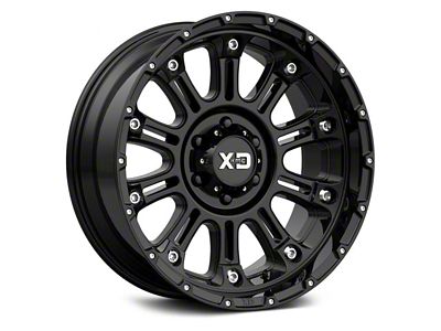 XD Hoss II Gloss Black 6-Lug Wheel; 18x9; 18mm Offset (22-24 Bronco Raptor)