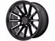 XD Luxe Gloss Black Machined with Gray Tint 6-Lug Wheel; 17x9; 0mm Offset (21-24 Bronco, Excluding Raptor)