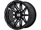 XD Outbreak Gloss Black Milled 6-Lug Wheel; 20x10; 12mm Offset (21-24 Bronco, Excluding Raptor)