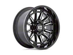 XD Phoenix Gloss Black Milled 6-Lug Wheel; 20x9; 0mm Offset (22-24 Bronco Raptor)