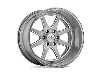 XD Pike Titanium Brushed Milled 6-Lug Wheel; 20x9; 18mm Offset (21-24 Bronco, Excluding Raptor)