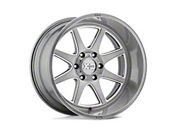 XD Pike Titanium Brushed Milled 6-Lug Wheel; 22x10; -18mm Offset (22-24 Bronco Raptor)