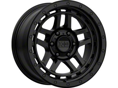 XD Recon Satin Black 6-Lug Wheel; 17x8.5; 18mm Offset (21-24 Bronco, Excluding Raptor)