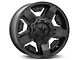 XD Rockstar II Satin Black 6-Lug Wheel; 17x8; 10mm Offset (22-24 Bronco Raptor)