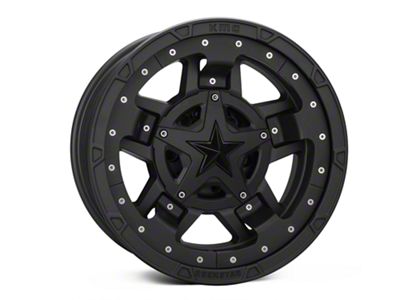 XD Rockstar III Matte Black 6-Lug Wheel; 17x9; -12mm Offset (22-24 Bronco Raptor)