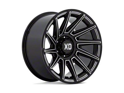 XD Specter Gloss Black Milled 6-Lug Wheel; 20x10; -18mm Offset (22-24 Bronco Raptor)
