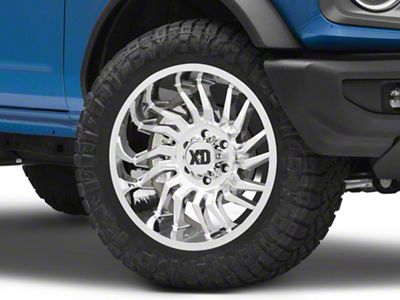 XD Tension Chrome 6-Lug Wheel; 20x10; -18mm Offset (21-24 Bronco, Excluding Raptor)