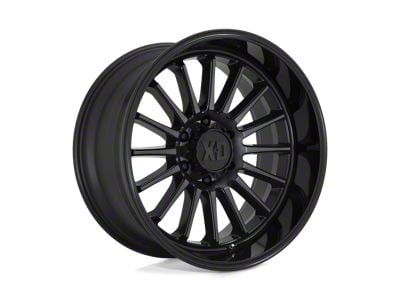 XD Whiplash Gloss Black with Gray Tint 6-Lug Wheel; 20x9; 0mm Offset (22-24 Bronco Raptor)