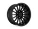 XD Whiplash Satin Black 6-Lug Wheel; 20x10; -18mm Offset (22-24 Bronco Raptor)