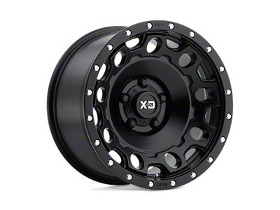 XD Holeshot Satin Black Wheel; 17x8.5; 34mm Offset (84-01 Jeep Cherokee XJ)