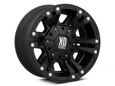 XD Monster II Matte Black Wheel; 17x9; -12mm Offset (84-01 Jeep Cherokee XJ)