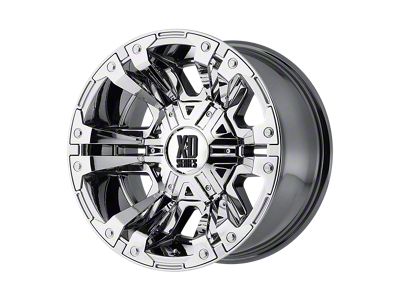 XD Monster II PVD Chrome Wheel; 18x9; 18mm Offset (84-01 Jeep Cherokee XJ)