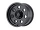 XD Pulley Satin Black Wheel; 17x9; -12mm Offset (84-01 Jeep Cherokee XJ)