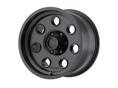 XD Pulley Satin Black Wheel; 15x7; -6mm Offset (84-01 Jeep Cherokee XJ)