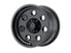 XD Pulley Satin Black Wheel; 15x7; -6mm Offset (84-01 Jeep Cherokee XJ)