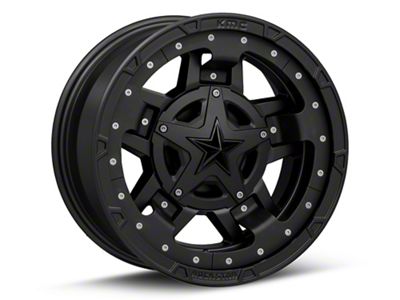 XD Rockstar III Matte Black Wheel; 17x9; -12mm Offset (84-01 Jeep Cherokee XJ)