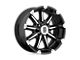 XD Badlands Gloss Black Machined Wheel; 20x9 (20-24 Jeep Gladiator JT)